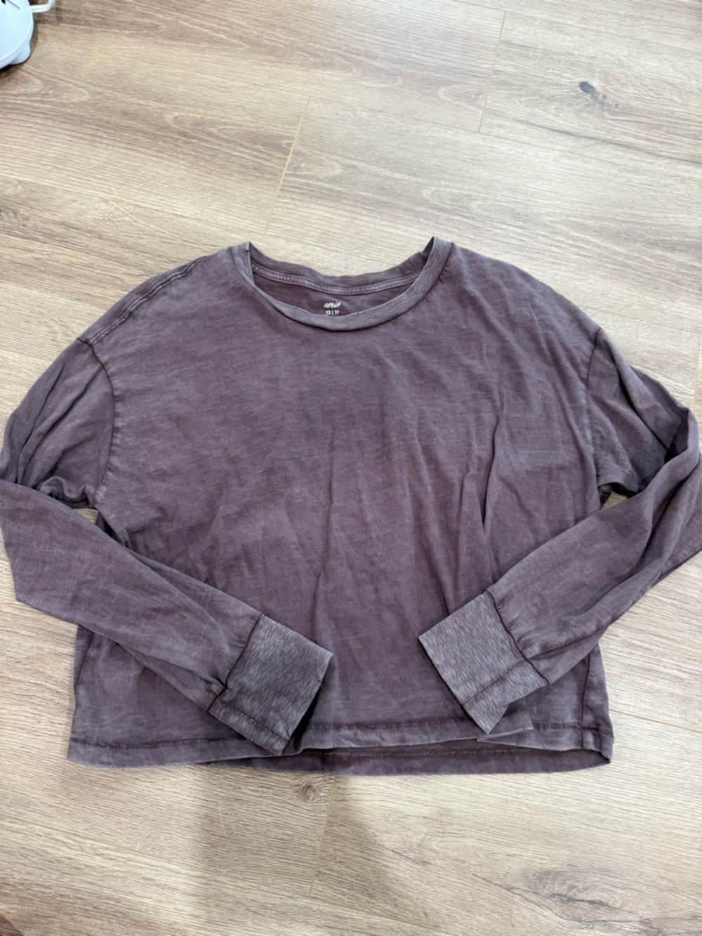 Aerie cropped long sleeve tee